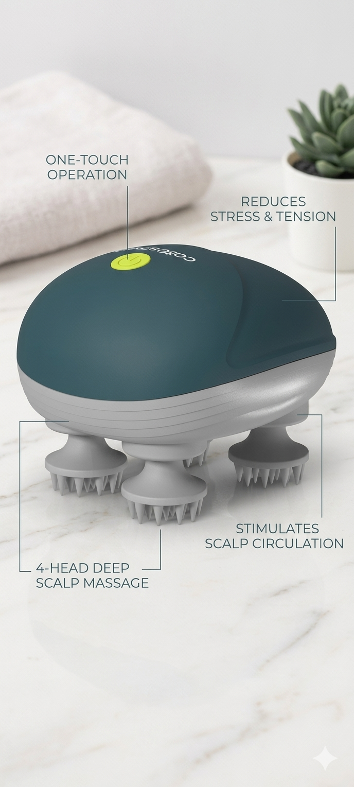 SereneScalp scalp massager — view 1